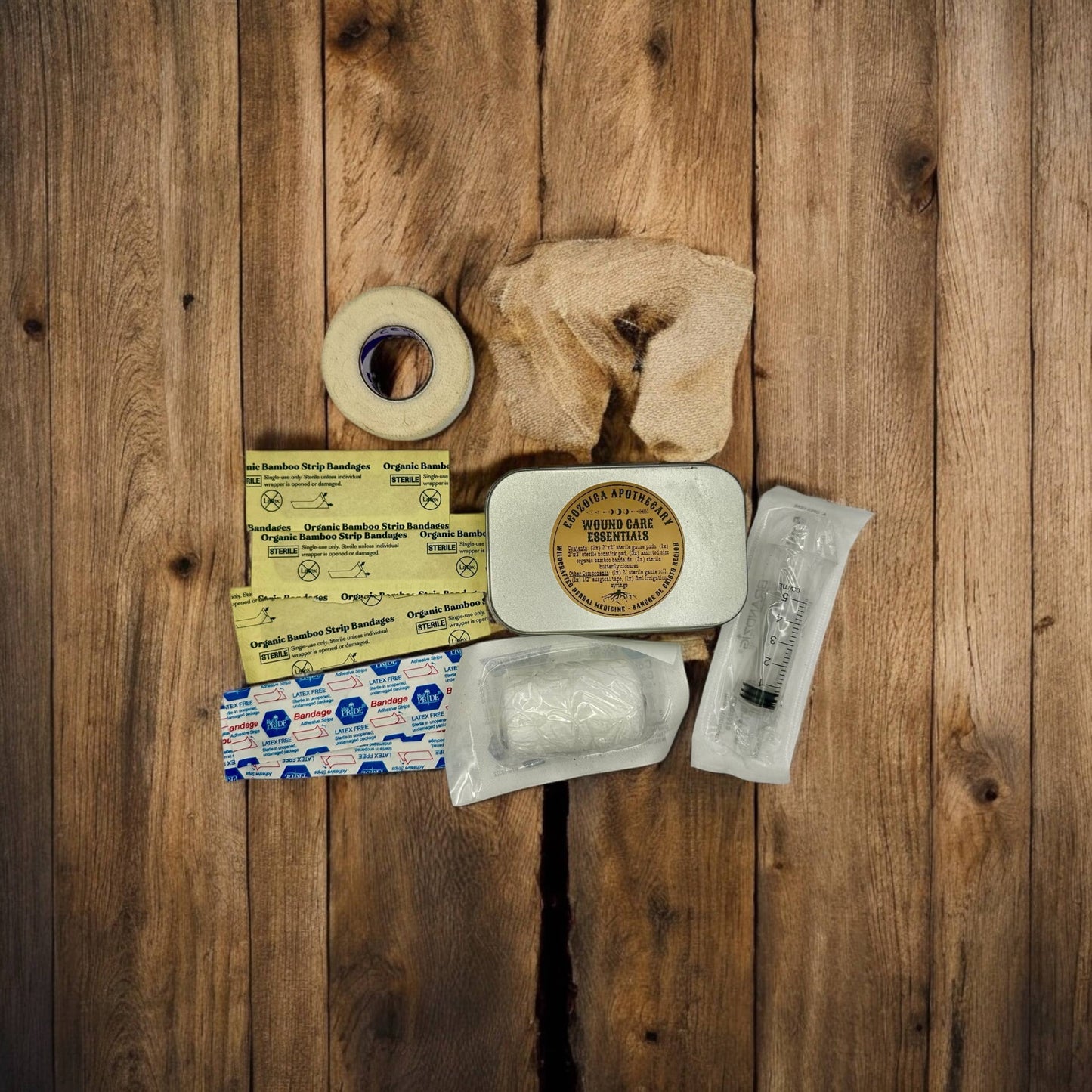 Field & Forest Fold Herbal First Aid Kit, Made by Ecozoica Apothecary