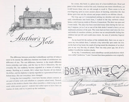 School Days Box Set: ABC Book of Early Americana and The Little Red Schoolhouse by Eric Sloane (1963 original)
