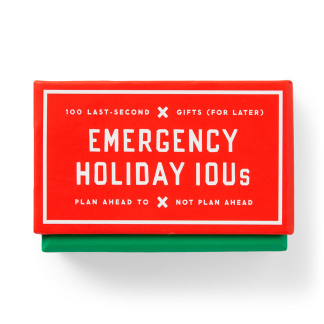 Emergency Holiday Ious Card Set
