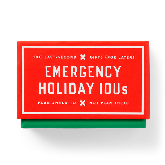 Emergency Holiday Ious Card Set
