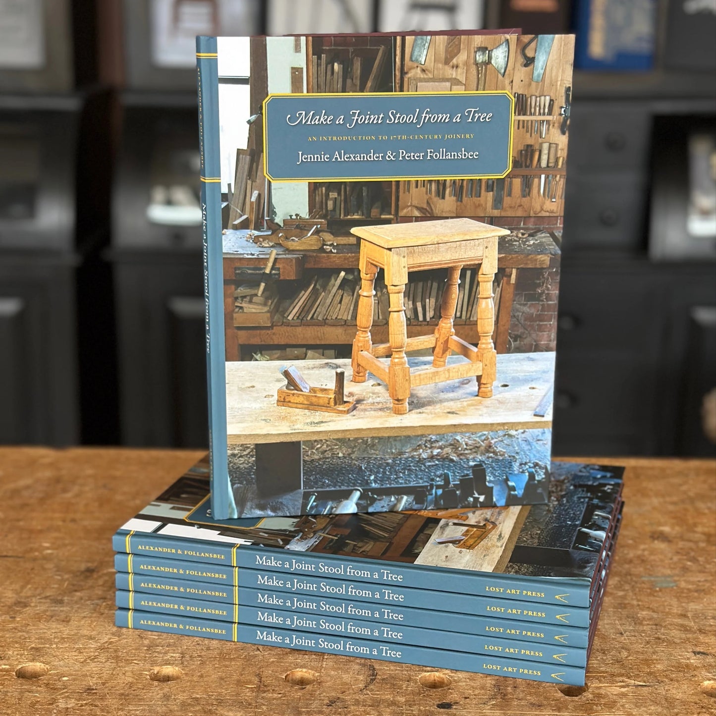 Make a Joint Stool from a Tree by Jennie Alexander & Peter Follansbee, Lost Art Press